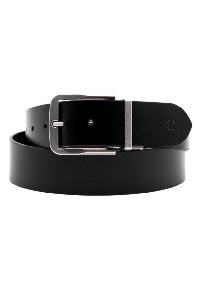 CALVIN KLEIN JEANS FORGED BUCKLE REV BELT 40MM ΖΩΝΗ ΑΝΔΡΙΚΗ BLACK/BROWN