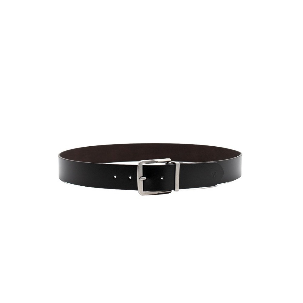 CALVIN KLEIN JEANS FORGED BUCKLE REV BELT 40MM ΖΩΝΗ ΑΝΔΡΙΚΗ BLACK/BROWN