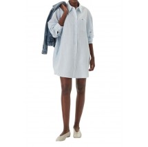 TOMMY JEANS LINEN SHIRT DRESS EXT ΠΟΥΚΑΜΙΣΟ ΓΥΝΑΙΚΕΙΟ CIEL