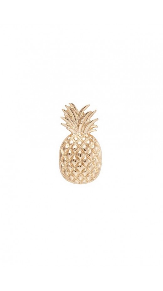 CROCS GOLD PINEAPPLE JIBBITZ CHARMS ΑΞΕΣΟΥΑΡ ΓΥΝΑΙΚΕΙΟ GOLD