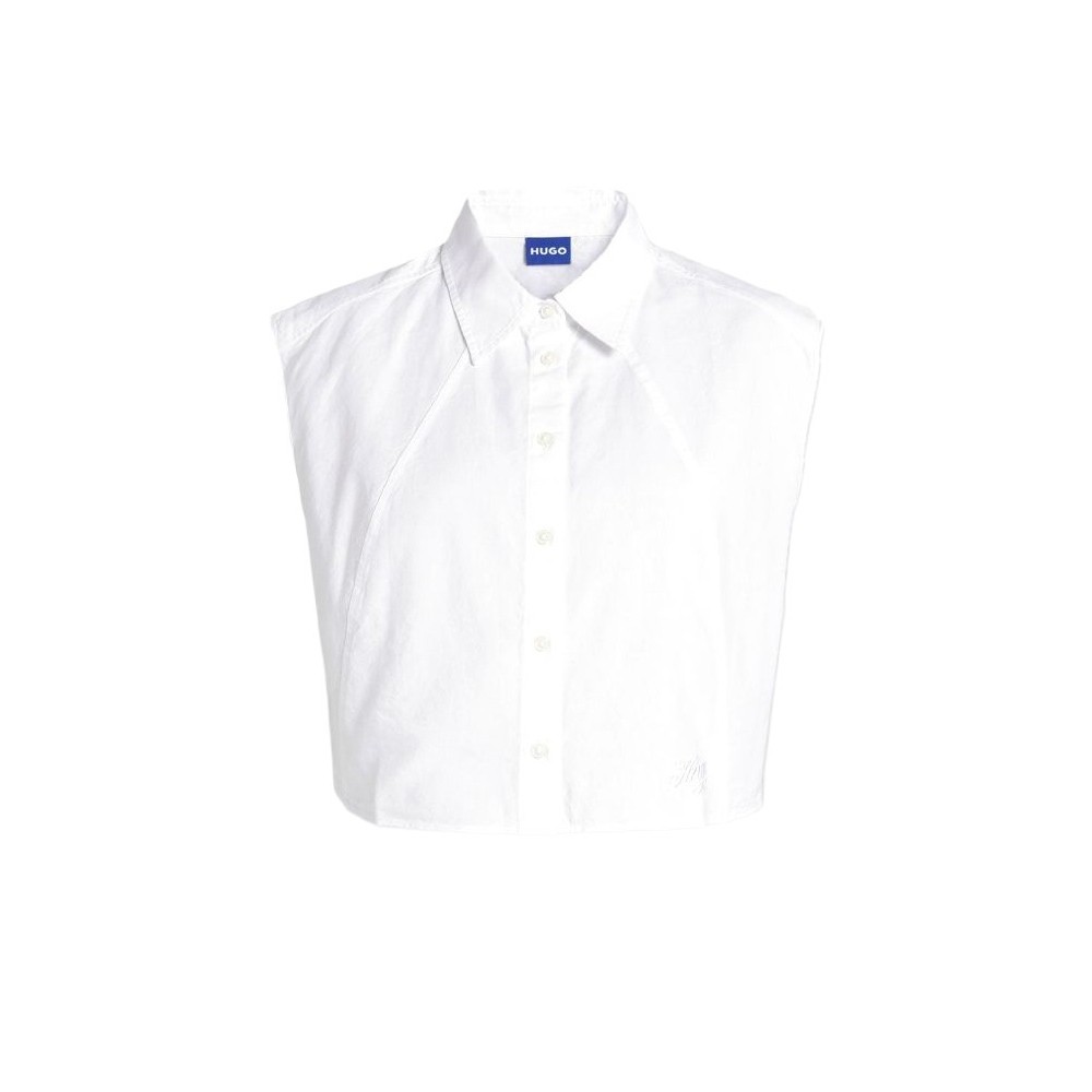 HUGO BOSS TAILORED BLOUSE ESTATE B ΠΟΥΚΑΜΙΣΟ ΓΥΝΑΙΚΕΙΟ WHITE