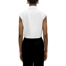 HUGO BOSS TAILORED BLOUSE ESTATE B ΠΟΥΚΑΜΙΣΟ ΓΥΝΑΙΚΕΙΟ WHITE