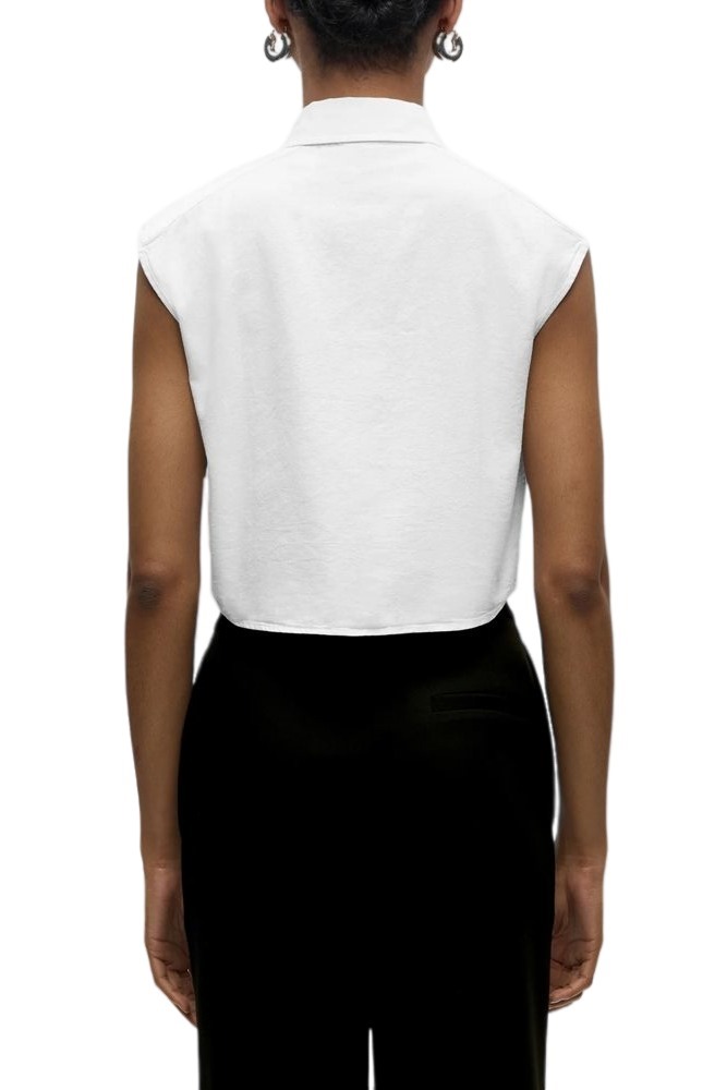 HUGO BOSS TAILORED BLOUSE ESTATE B ΠΟΥΚΑΜΙΣΟ ΓΥΝΑΙΚΕΙΟ WHITE