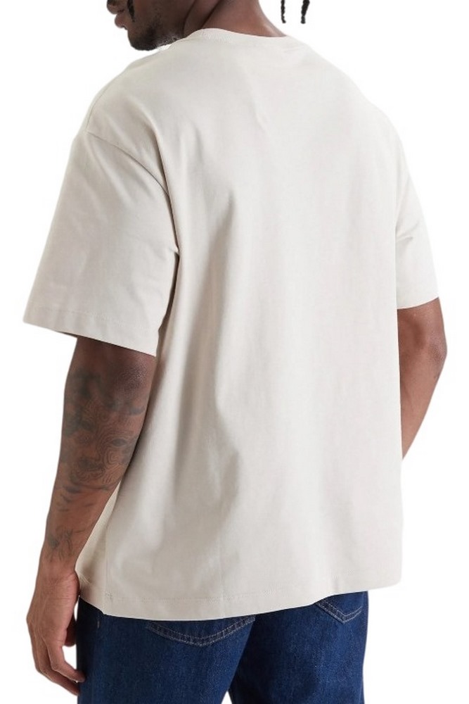 CALVIN KLEIN JEANS 16S ELEVATED MONOLOGO T-SHIRT ΜΠΛΟΥΖΑ ΑΝΔΡΙΚΗ BEIGE