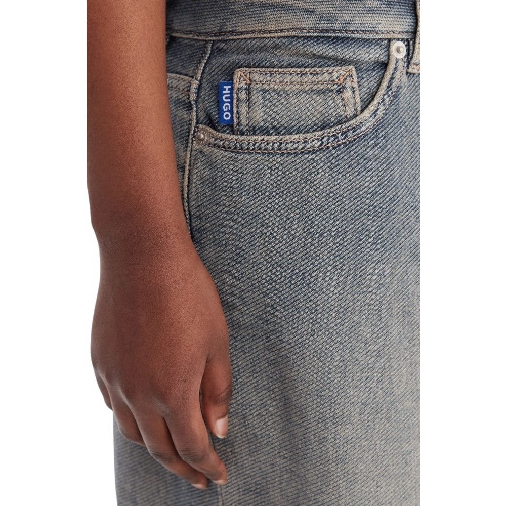 HUGO BOSS JEANS GOBANA 1B ΤΖΙΝ ΠΑΝΤΕΛΟΝΙ ΓΥΝΑΙΚΕΙΟ DENIM LIGHT