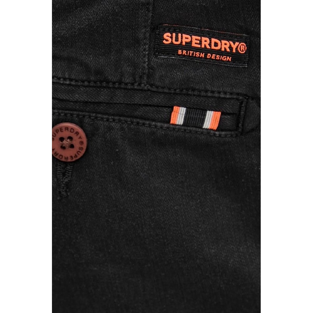 SUPERDRY VINTAGE OFFICER CHINO SHORT ΒΕΡΜΟΥΔΑ ΑΝΔΡΙΚΗ BLACK