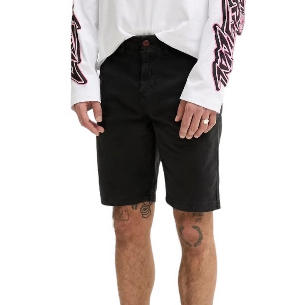 SUPERDRY VINTAGE OFFICER CHINO SHORT ΒΕΡΜΟΥΔΑ ΑΝΔΡΙΚΗ BLACK