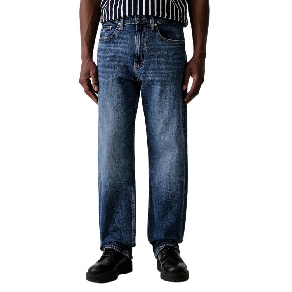 TOMMY JEANS OTIS REGULAR STR BJ0155 ΤΖΙΝ ΠΑΝΤΕΛΟΝΙ ΑΝΔΡΙΚΟ DENIM DARK