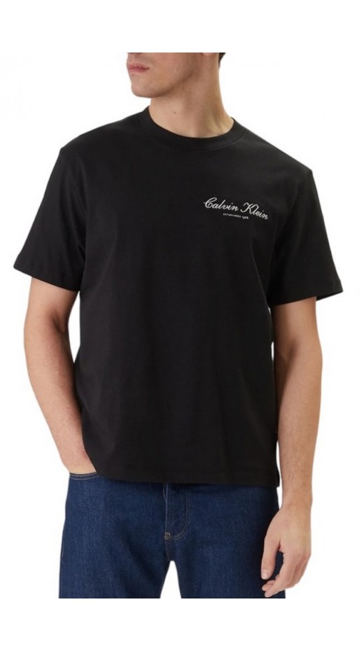 CALVIN KLEIN JEANS 20S MARCH GRAPHIC SEASONAL T-SHIRT ΜΠΛΟΥΖΑ ΑΝΔΡΙΚΗ BLACK