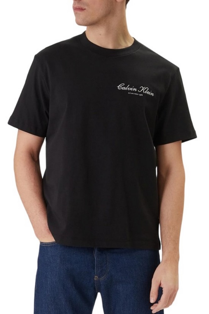 CALVIN KLEIN JEANS 20S MARCH GRAPHIC SEASONAL T-SHIRT ΜΠΛΟΥΖΑ ΑΝΔΡΙΚΗ BLACK
