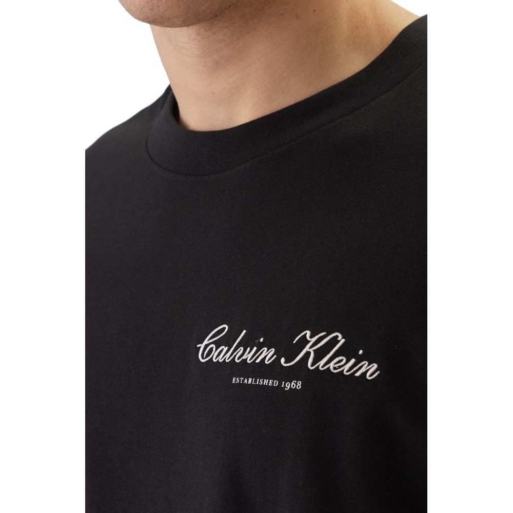 CALVIN KLEIN JEANS 20S MARCH GRAPHIC SEASONAL T-SHIRT ΜΠΛΟΥΖΑ ΑΝΔΡΙΚΗ BLACK