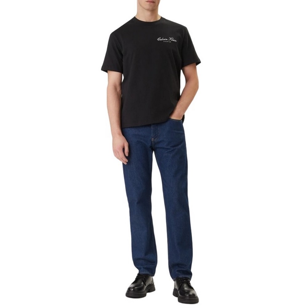 CALVIN KLEIN JEANS 20S MARCH GRAPHIC SEASONAL T-SHIRT ΜΠΛΟΥΖΑ ΑΝΔΡΙΚΗ BLACK
