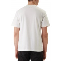 CALVIN KLEIN JEANS 20S MARCH GRAPHIC SEASONAL T-SHIRT ΜΠΛΟΥΖΑ ΑΝΔΡΙΚΗ BRIGHT WHITE