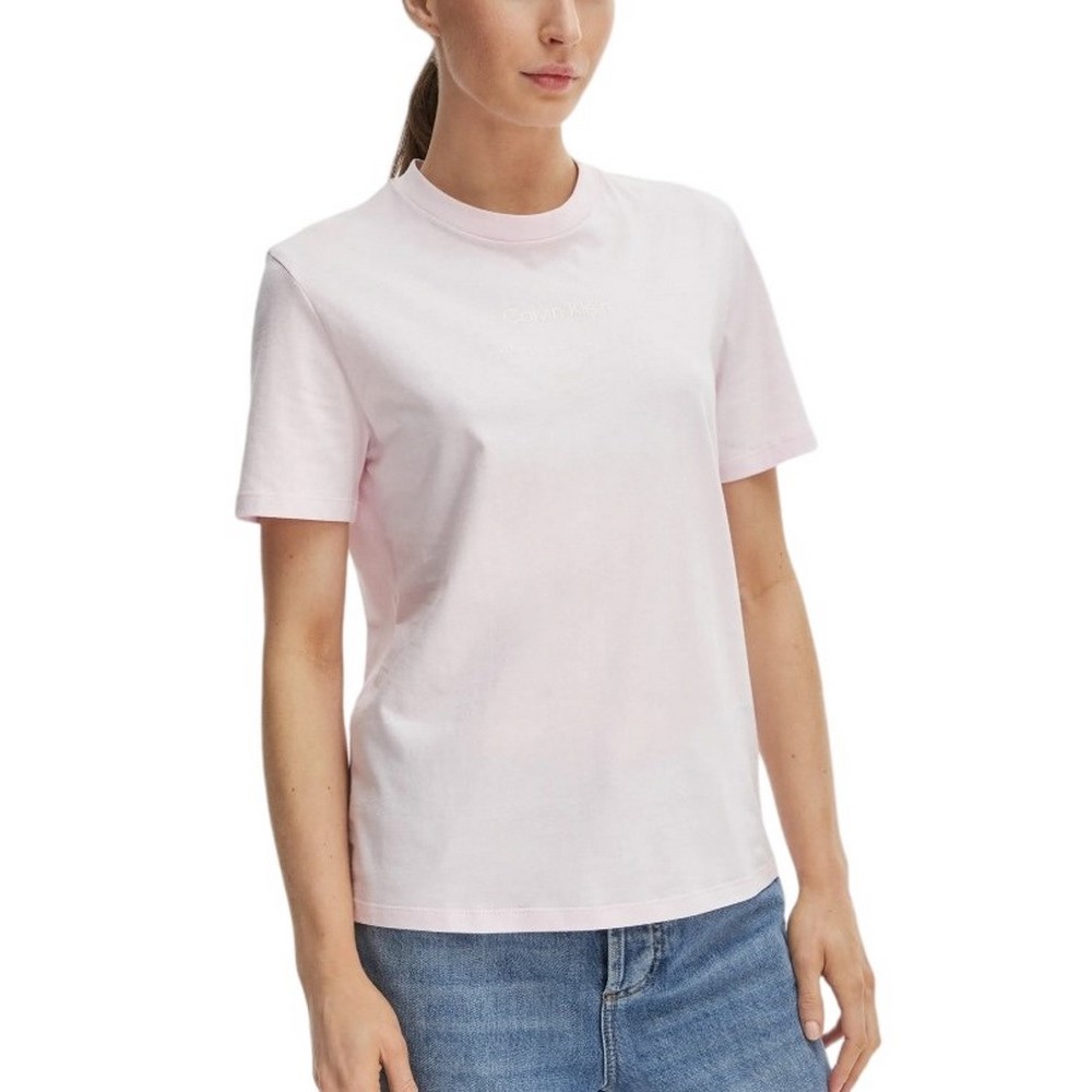 CALVIN KLEIN JEANS MULTI LOGO CLASSIC T-SHIRT ΜΠΛΟΥΖΑ ΓΥΝΑΙΚΕΙΑ PINK