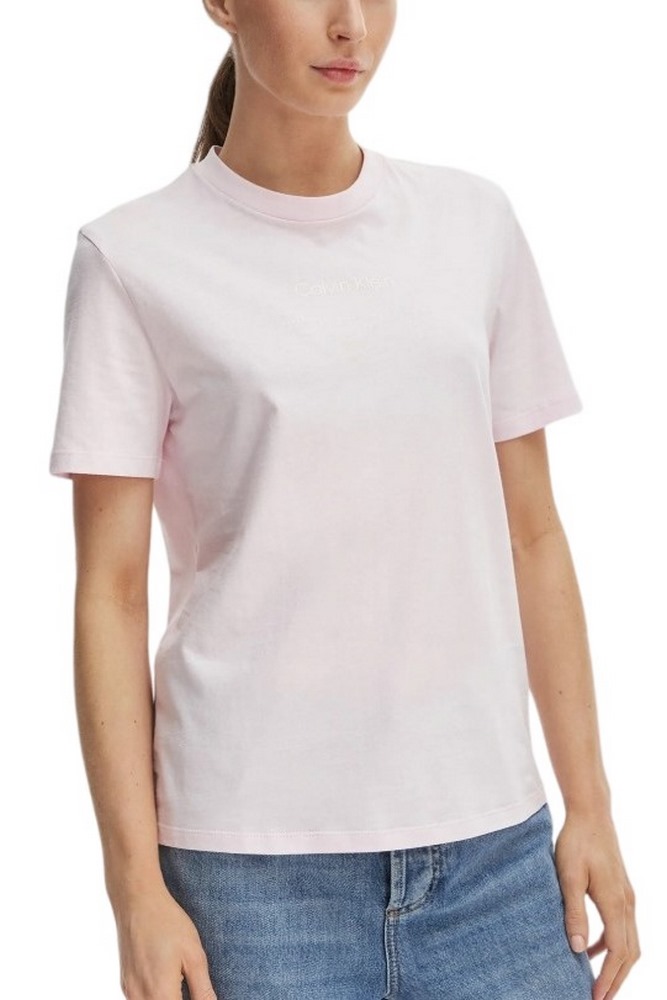 CALVIN KLEIN JEANS MULTI LOGO CLASSIC T-SHIRT ΜΠΛΟΥΖΑ ΓΥΝΑΙΚΕΙΑ PINK