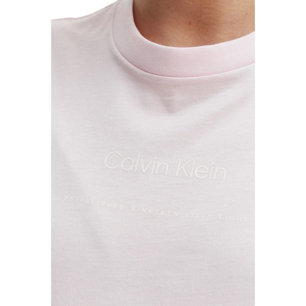 CALVIN KLEIN JEANS MULTI LOGO CLASSIC T-SHIRT ΜΠΛΟΥΖΑ ΓΥΝΑΙΚΕΙΑ PINK