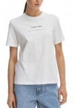 CALVIN KLEIN JEANS MULTI LOGO CLASSIC T-SHIRT ΜΠΛΟΥΖΑ ΓΥΝΑΙΚΕΙΑ BRIGHT WHITE