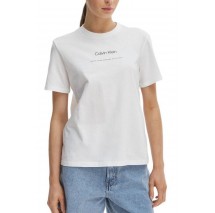 CALVIN KLEIN JEANS MULTI LOGO CLASSIC T-SHIRT ΜΠΛΟΥΖΑ ΓΥΝΑΙΚΕΙΑ BRIGHT WHITE