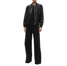 GUESS DAMIENNE EMBRO PU BOMBER ΜΠΟΥΦΑΝ ΓΥΝΑΙΚΕΙΟ BLACK