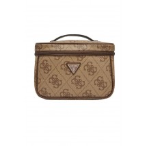 GUESS BERTA TOILETRY TRAIN CASE ΝΕΣΕΣΕΡ ΓΥΝΑΙΚΕΙΟ LATTE