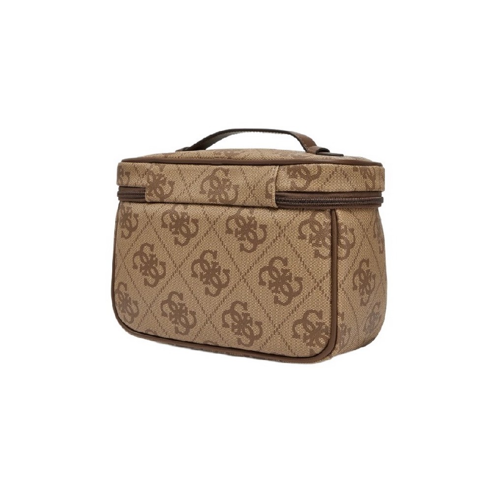GUESS BERTA TOILETRY TRAIN CASE ΝΕΣΕΣΕΡ ΓΥΝΑΙΚΕΙΟ LATTE