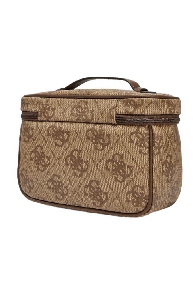 GUESS BERTA TOILETRY TRAIN CASE ΝΕΣΕΣΕΡ ΓΥΝΑΙΚΕΙΟ LATTE