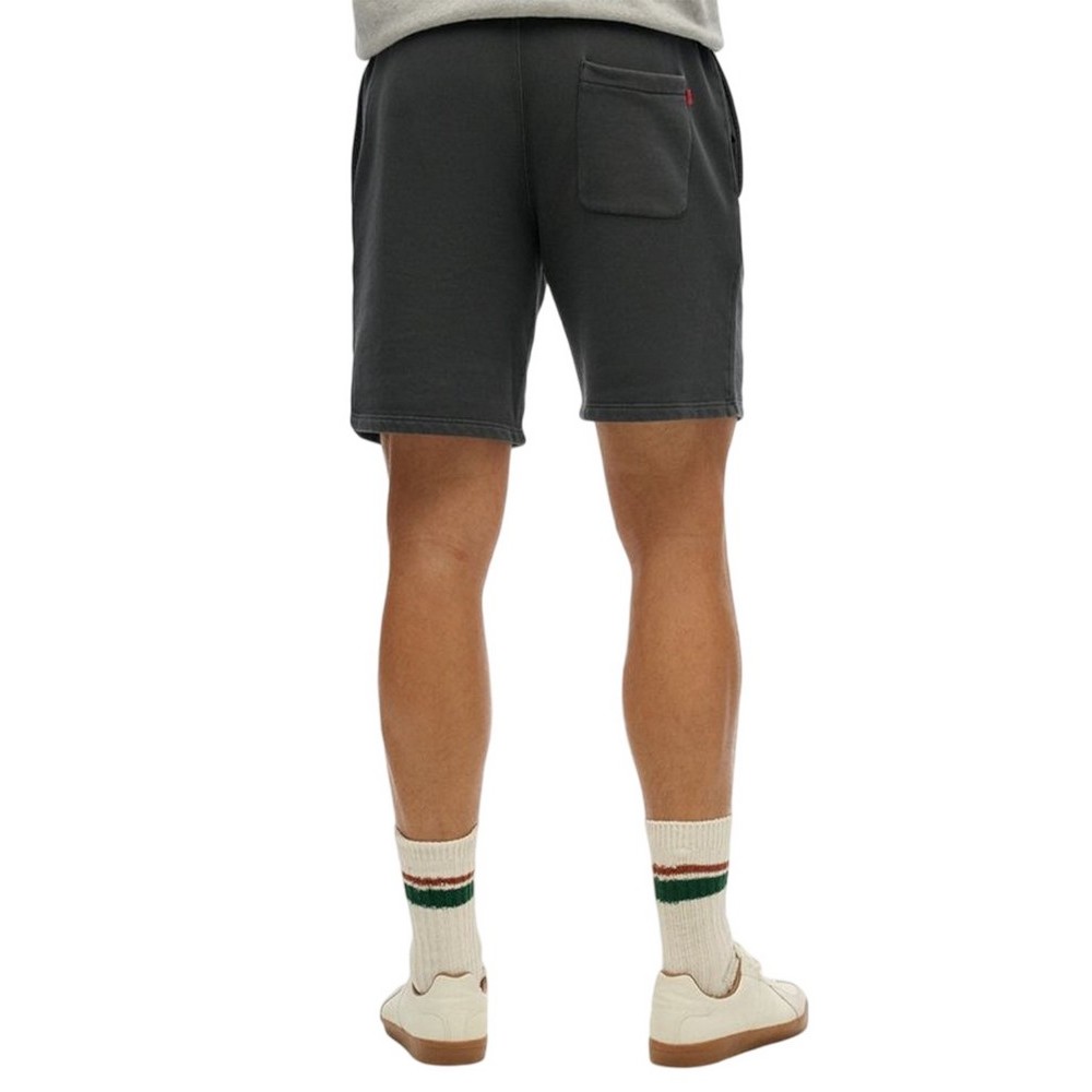 SUPERDRY D1 SDSW MICRO LOGO SHORT ΒΕΡΜΟΥΔΑ  ΑΝΔΡΙΚΗ WASHED BLACK