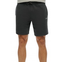 SUPERDRY D1 SDSW MICRO LOGO SHORT ΒΕΡΜΟΥΔΑ  ΑΝΔΡΙΚΗ WASHED BLACK