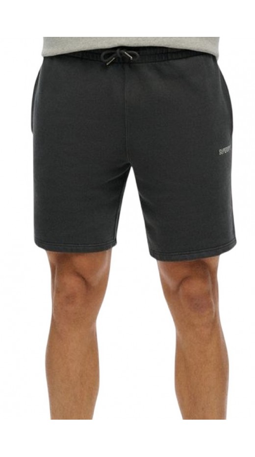 SUPERDRY D1 SDSW MICRO LOGO SHORT ΒΕΡΜΟΥΔΑ  ΑΝΔΡΙΚΗ WASHED BLACK