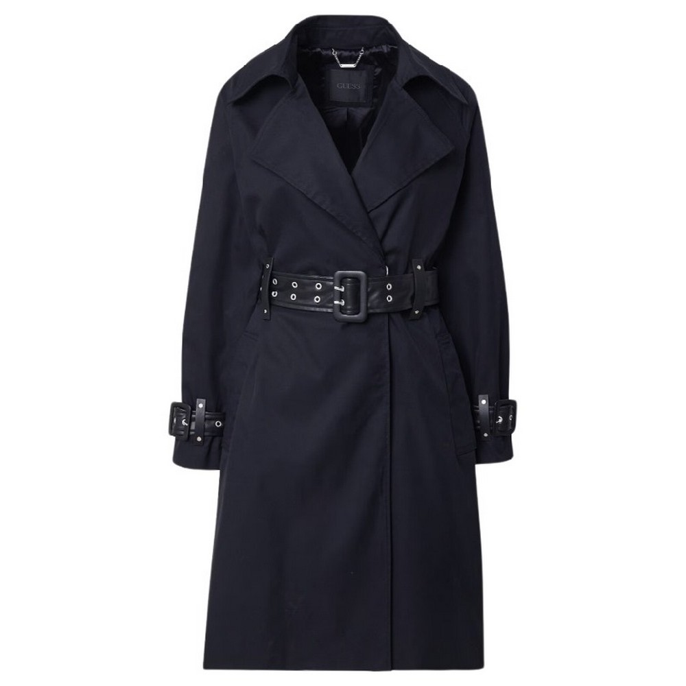 GUESS RAPHAELLE PU BELT TRENCH ΚΑΠΑΡΝΤΙΝΑ ΓΥΝΑΙΚΕΙΟ BLACK