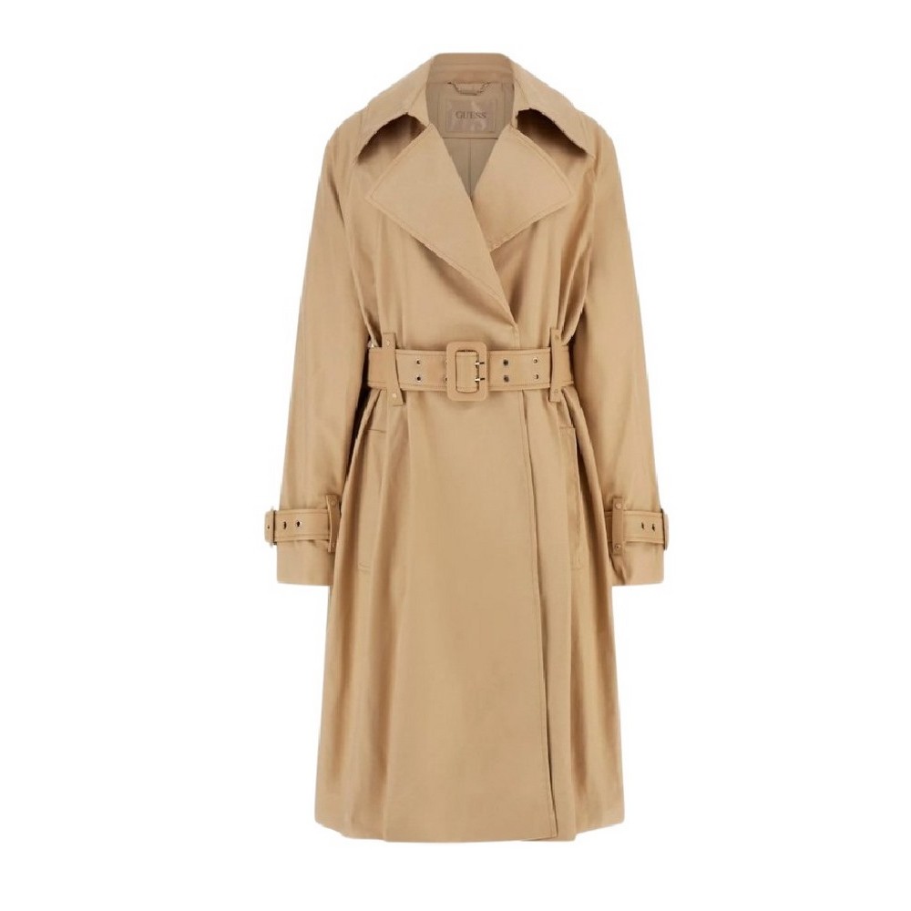 GUESS RAPHAELLE PU BELT TRENCH ΚΑΠΑΡΝΤΙΝΑ ΓΥΝΑΙΚΕΙΟ BEIGE