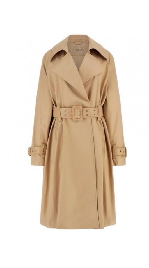 GUESS RAPHAELLE PU BELT TRENCH ΚΑΠΑΡΝΤΙΝΑ ΓΥΝΑΙΚΕΙΟ BEIGE