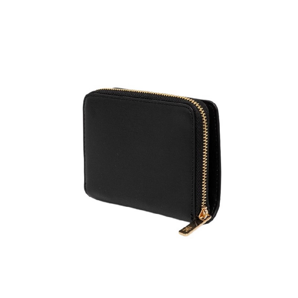 TOMMY HILFIGER ICON MED ZA FLAP ΠΟΡΤΟΦΟΛΙ ΓΥΝΑΙΚΕΙΟ BLACK