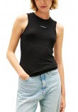 TOMMY JEANS SLIM SCRIPT LABEL TANK ΤΟΠ ΓΥΝΑΙΚΕΙΟ BLACK