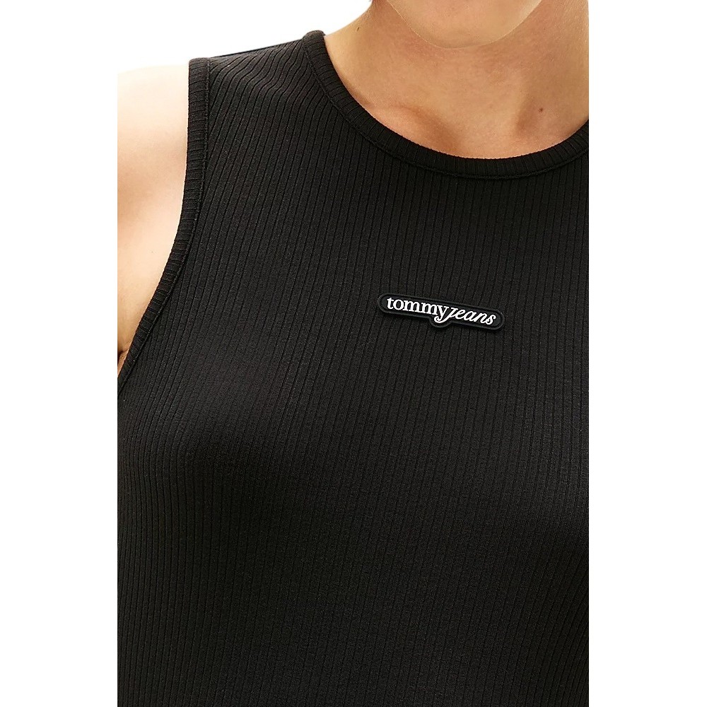 TOMMY JEANS SLIM SCRIPT LABEL TANK ΤΟΠ ΓΥΝΑΙΚΕΙΟ BLACK