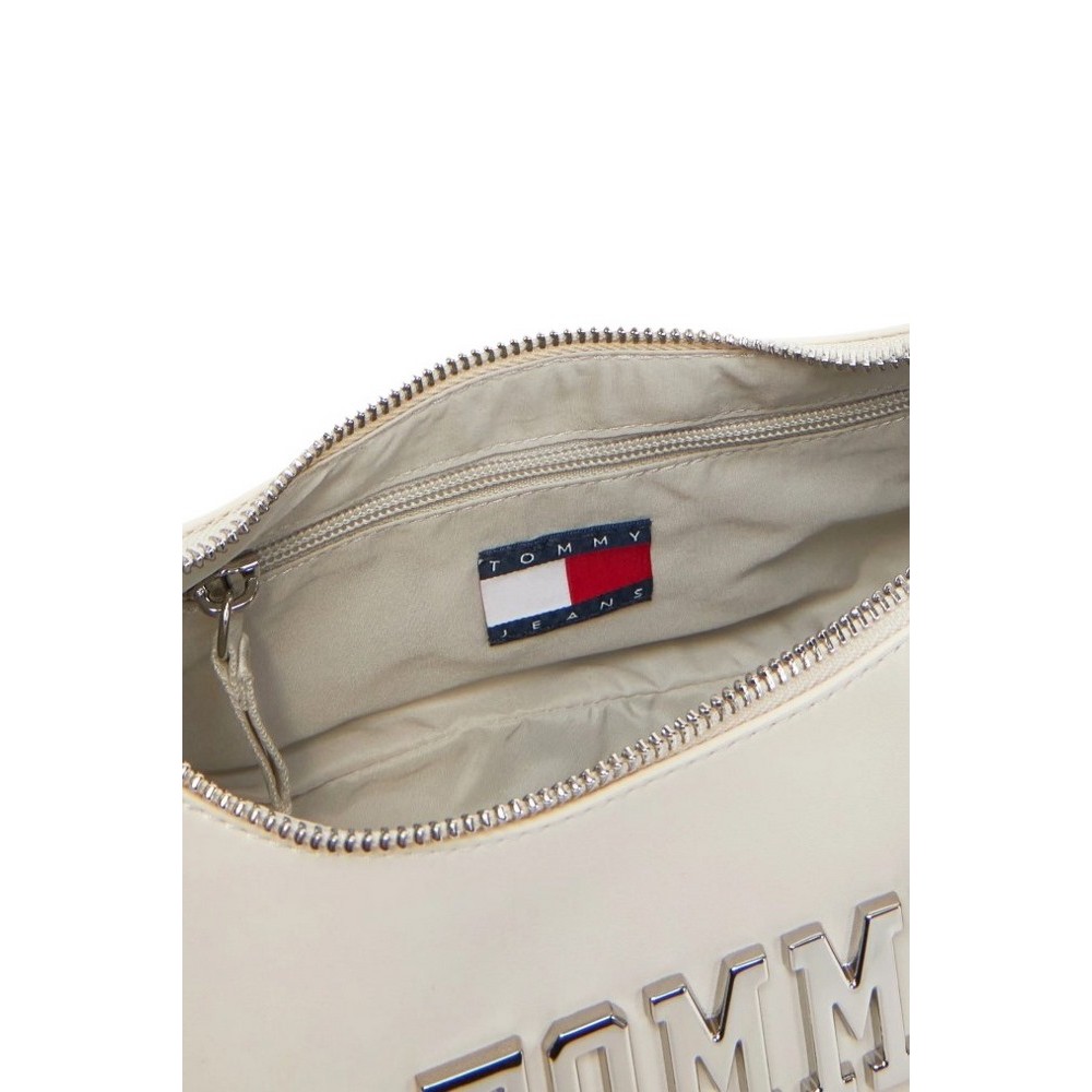 TOMMY JEANS EVERYWHERE SHOULDER BAG ΤΣΑΝΤΑ ΓΥΝΑΙΚΕΙΑ OFF WHITE