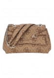 GUESS LORELEI CONVERTIBLE XBODY FLAP ΤΣΑΝΤΑ ΓΥΝΑΙΚΕΙΑ LATTE