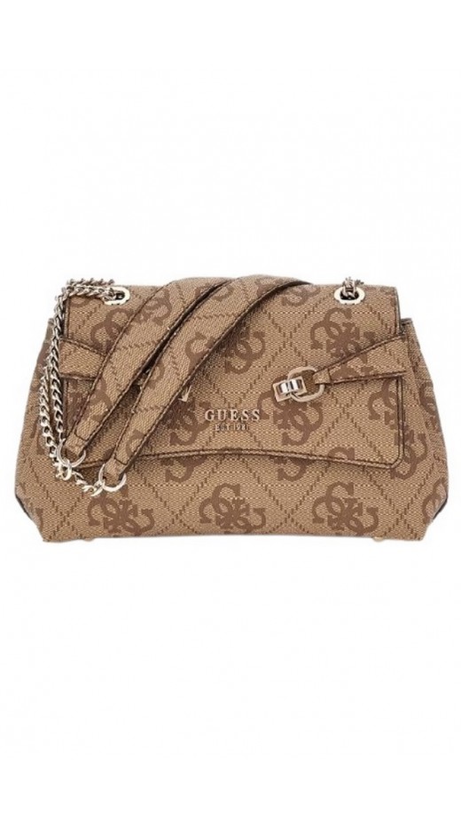 GUESS LORELEI CONVERTIBLE XBODY FLAP ΤΣΑΝΤΑ ΓΥΝΑΙΚΕΙΑ LATTE