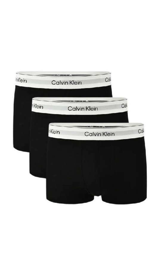 CALVIN KLEIN LOW RISE TRUNK 3PK ΕΣΩΡΟΥΧΟ ΑΝΔΡΙΚΟ BLACK/WHITE