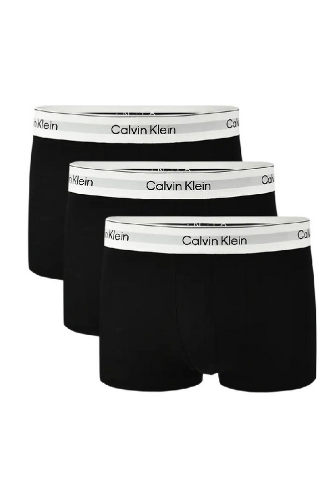 CALVIN KLEIN LOW RISE TRUNK 3PK ΕΣΩΡΟΥΧΟ ΑΝΔΡΙΚΟ BLACK/WHITE