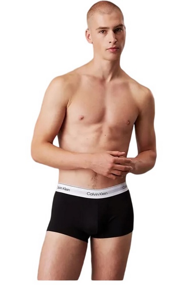 CALVIN KLEIN LOW RISE TRUNK 3PK ΕΣΩΡΟΥΧΟ ΑΝΔΡΙΚΟ BLACK/WHITE