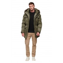 SUPERDRY D2 OVIN CHINOOK FAUX FUR PARKA ΜΠΟΥΦΑΝ ΑΝΔΡΙΚΟ KHAKI