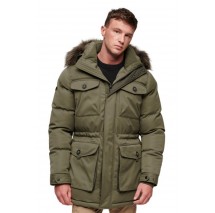 SUPERDRY D2 OVIN CHINOOK FAUX FUR PARKA ΜΠΟΥΦΑΝ ΑΝΔΡΙΚΟ KHAKI