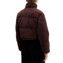 TOMMY JEANS CORD PUFFER JACKET EXT ΜΠΟΥΦΑΝ ΓΥΝΑΙΚΕΙΟ BROWN