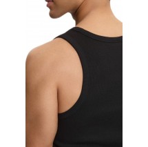 CALVIN KLEIN JEANS 2X2 RIB BADGE TANK TOP ΑΜΑΝΙΚΗ ΜΠΛΟΥΖΑ ΑΝΔΡΙΚΗ BLACK