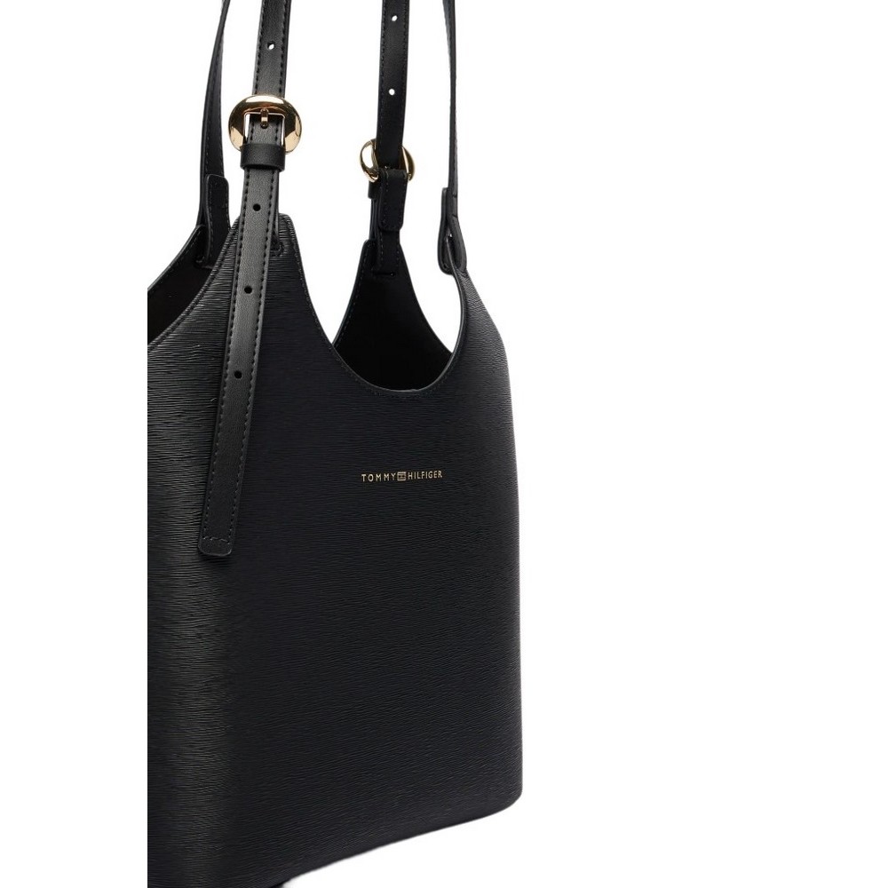 TOMMY HILFIGER MODERN MINI TOTE ΤΣΑΝΤΑ ΓΥΝΑΙΚΕΙΑ BLACK