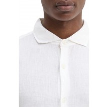 SUPERDRY D2 STUD VACATION LINEN SHIRT ΠΟΥΚΑΜΙΣΟ ΑΝΔΡΙΚΟ WHITE