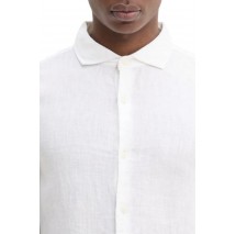 SUPERDRY D2 STUD VACATION LINEN SHIRT ΠΟΥΚΑΜΙΣΟ ΑΝΔΡΙΚΟ WHITE