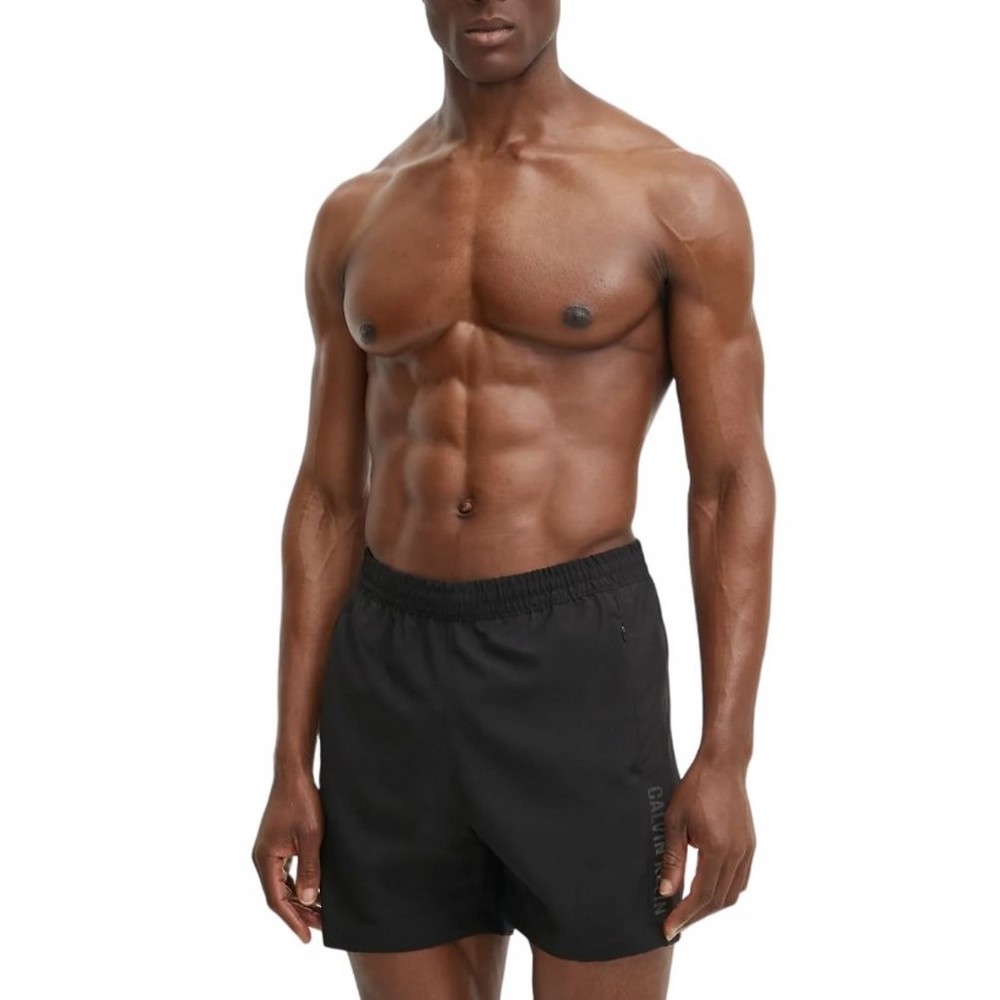 CALVIN KLEIN MEDIUM DRAWSTRING ACTIVE ΜΑΓΙΟ ΑΝΔΡΙΚΟ BLACK