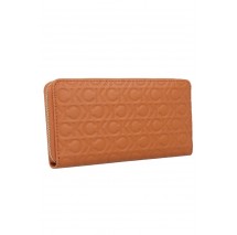 CALVIN KLEIN JEANS CK MUST Z/A WALLET LG EMBOSSED ΑΞΕΣΟΥΑΡ ΠΟΡΤΟΦΟΛΙ ΓΥΝΑΙΚΕΙΟ TAN